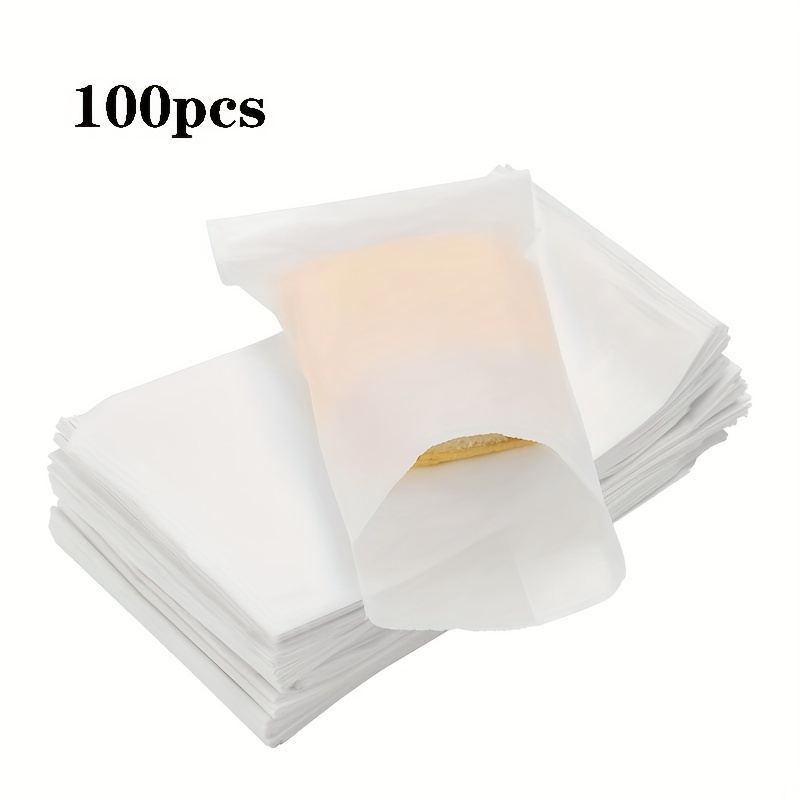 

100pcs, Glassine Bags, Waxed Paper Bags, Candy Bags, Bakery Bags, Treat Bags, Baking Tools, Kitchen Gadgets, Kitchen Accessories, Business Accessories, 4''x6''/5''x6.7''/6''x8.6''
