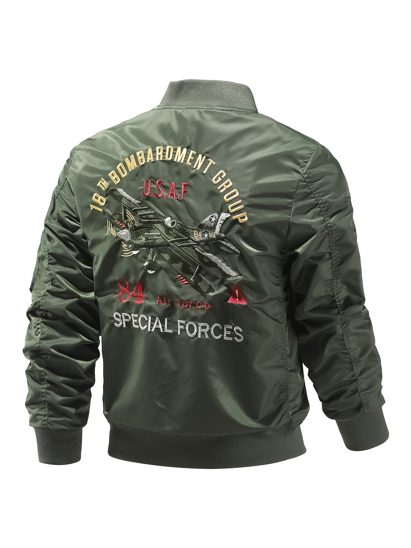 Embroidered flight clearance jacket