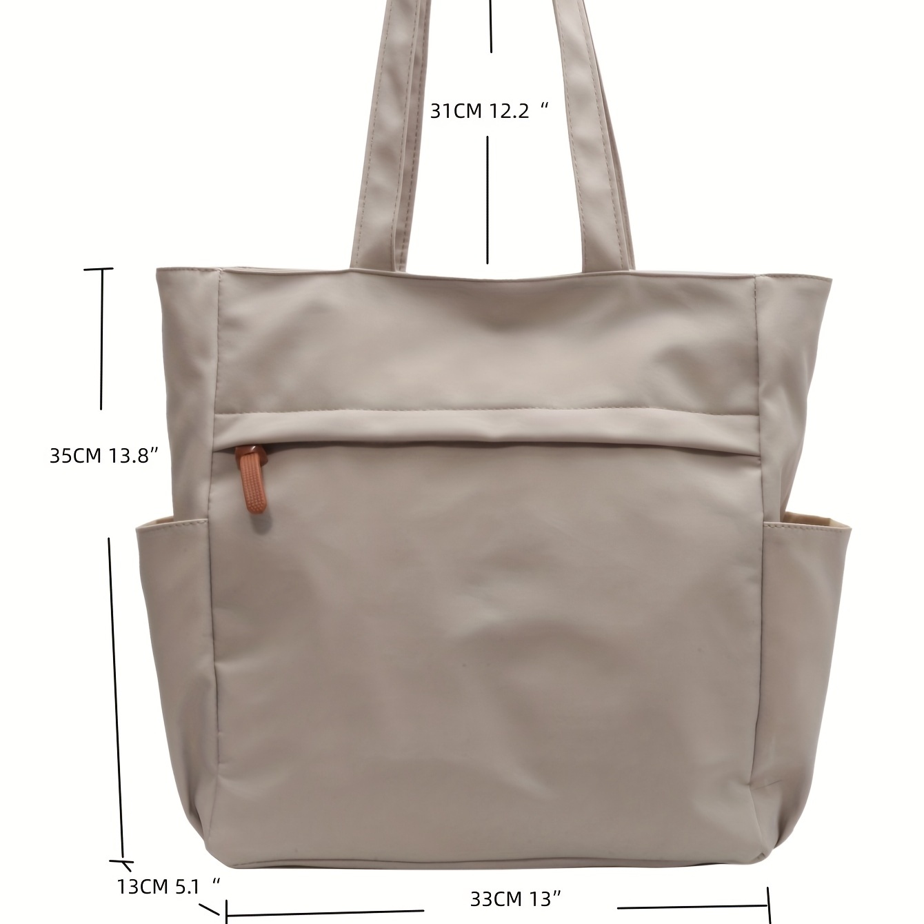 Women's Minimalist Shoulder Bag, Solid Color Casual Shoulder Bag, All-Match  Bag For School
