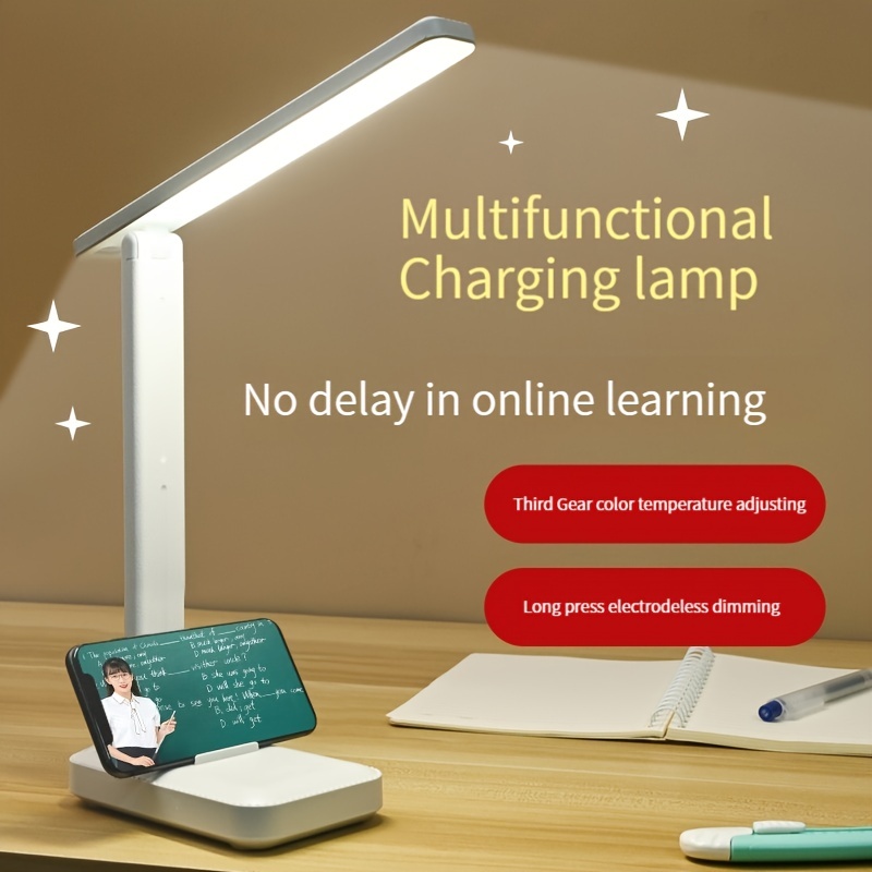 Table Lamp Led Desk Light Reading Lamp With Touch And Rgb - Temu