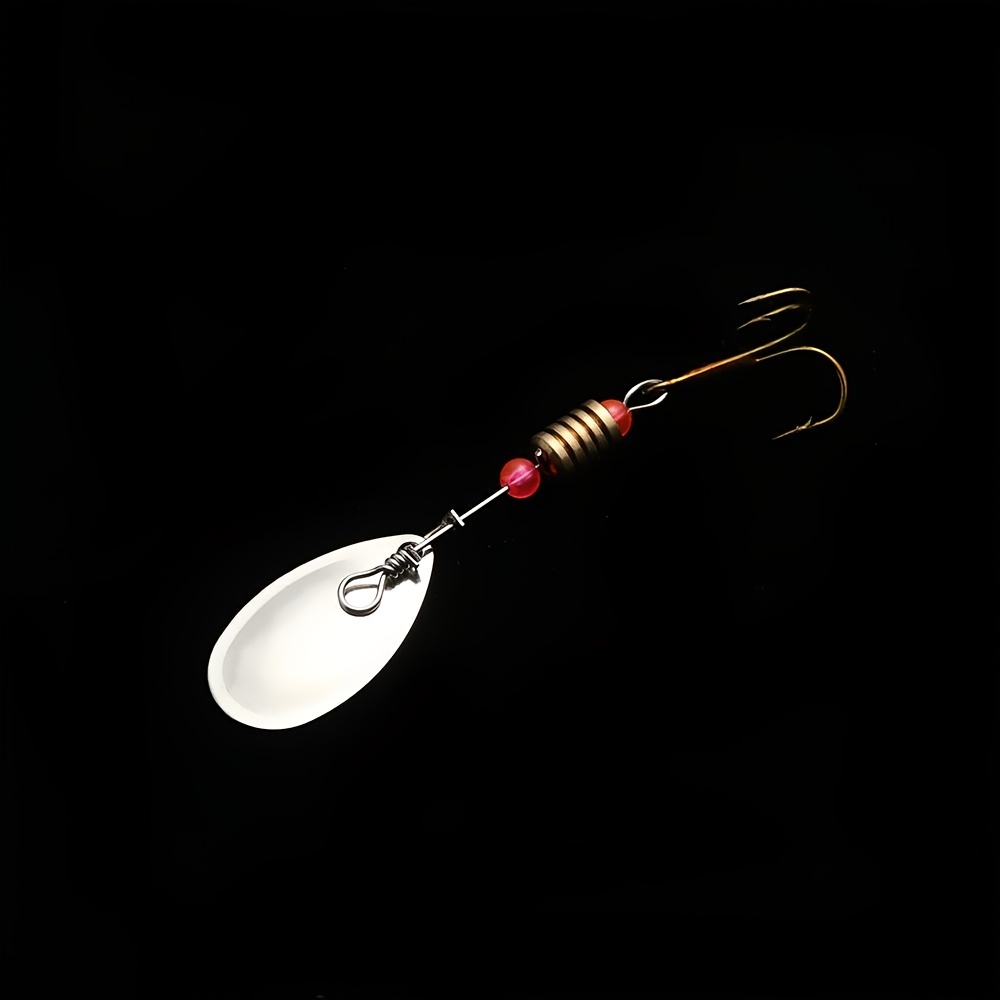 50pcs Fishing Attractor Spinner Blades Smooth Nickel Spoons - Temu