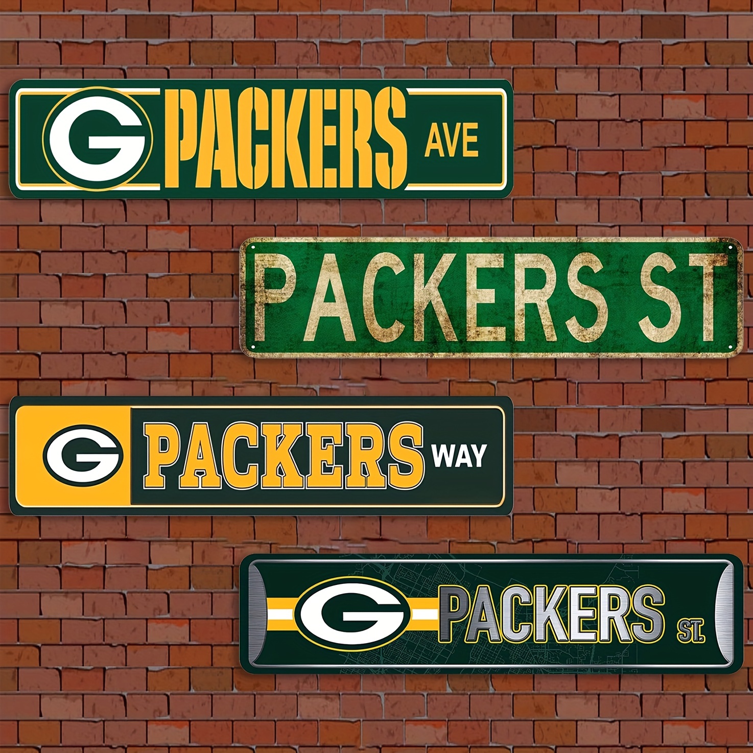 Green Bay Packers Vintage Wall Art 