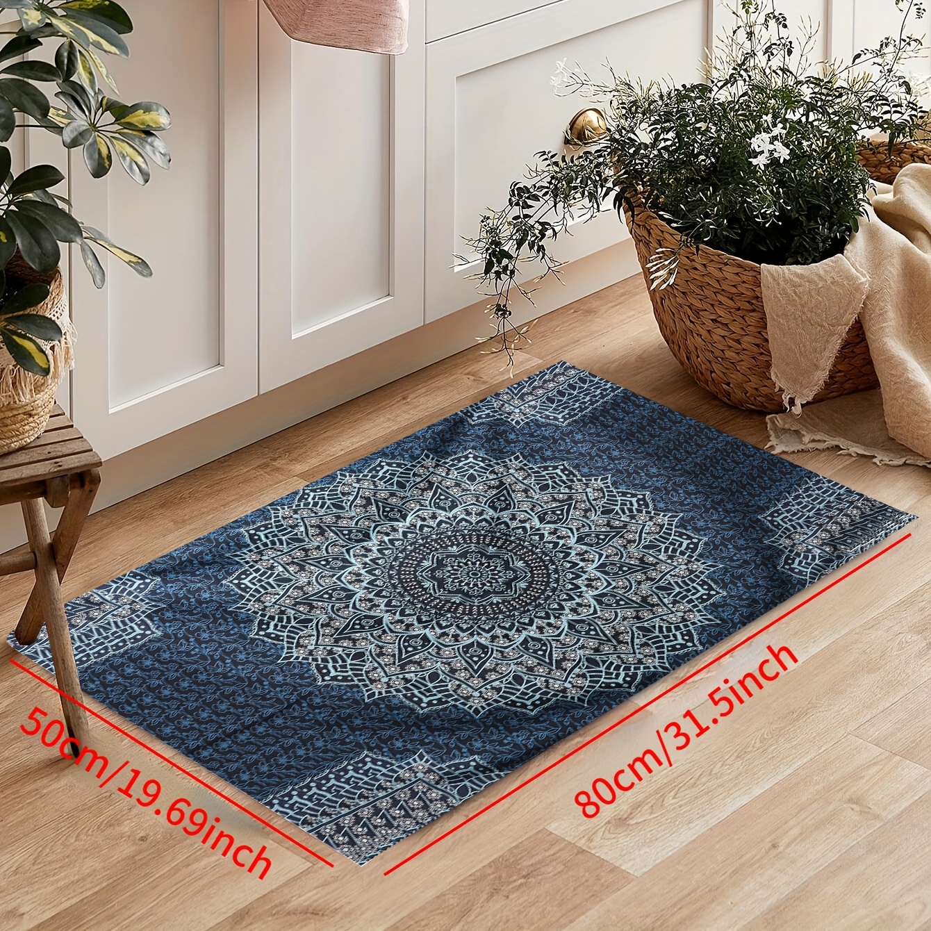 Retro Printed Door Mat Anti fouling Anti slip Waterproof Mat - Temu