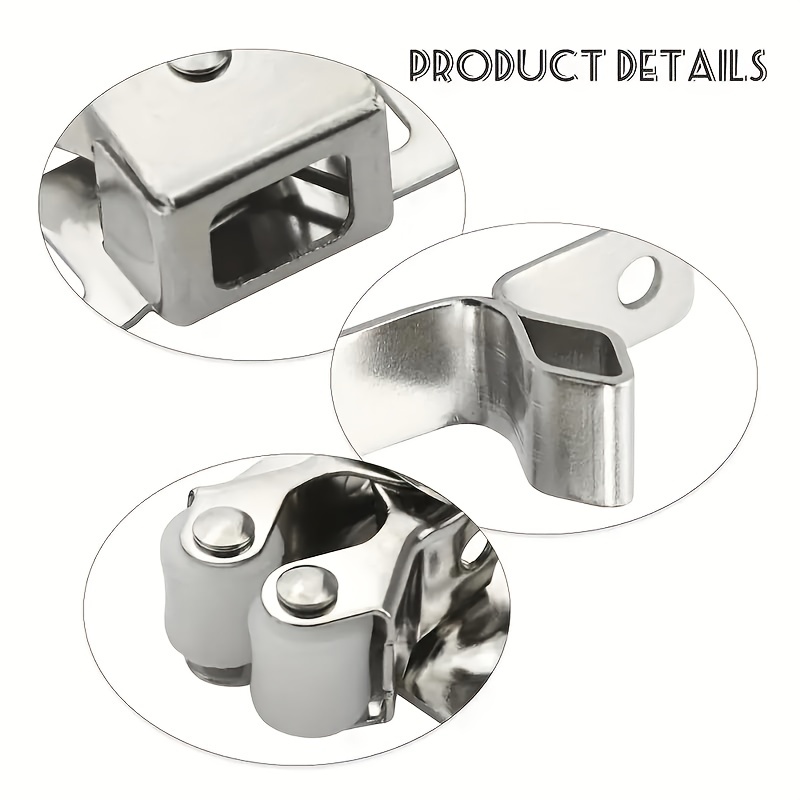 Double Roller Latch Cabinet Door Lock Cabinet Wardrobe - Temu