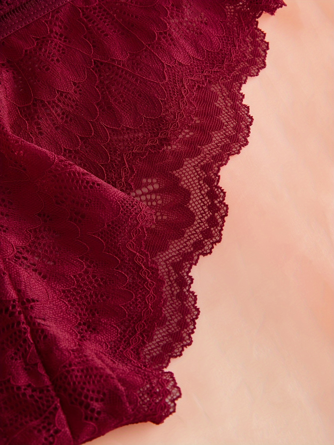 valentine's day 4 Sets Contrast Lace Bra & Panties, Wireless Bra & Elastic  Panties Lingerie Set, Women's Lingerie & Underwear