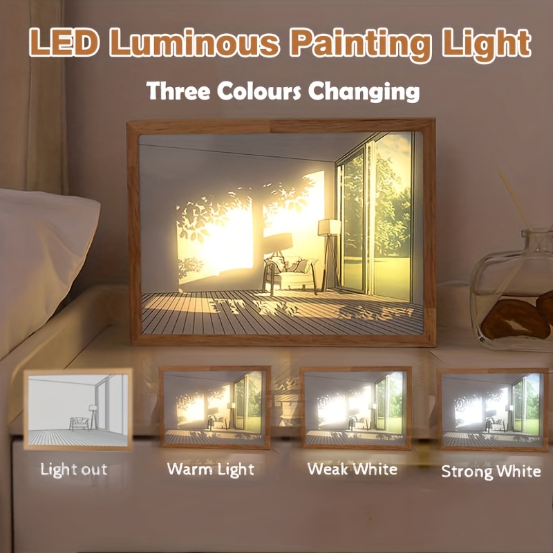 LED Artwork, luminous paintings, LED paintings