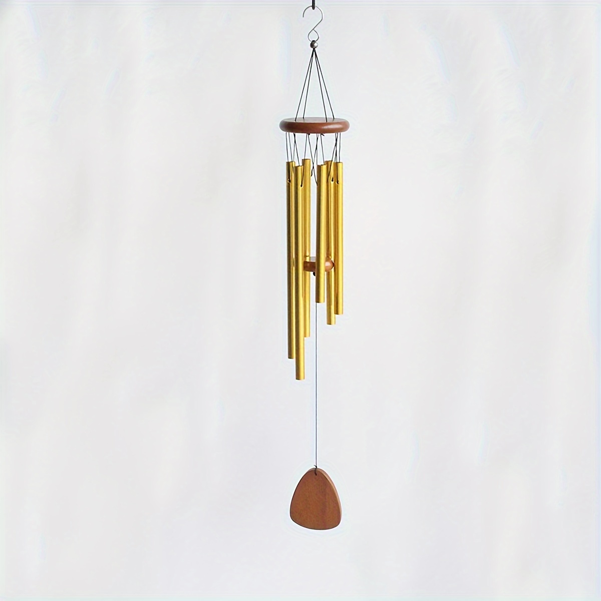 6 Aluminum Tubes Leaves Wind Chimes European American Pine - Temu