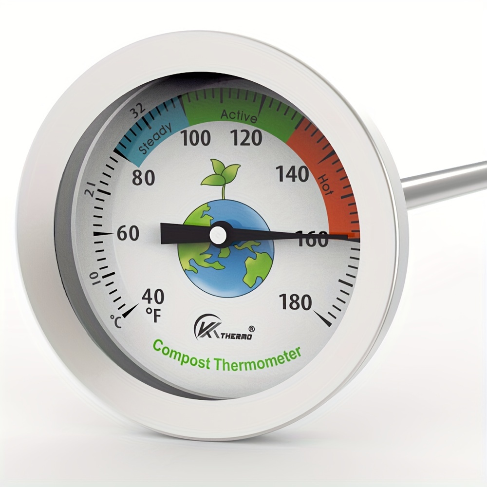 Compost Soil Gardening Thermometer Stainless - Temu