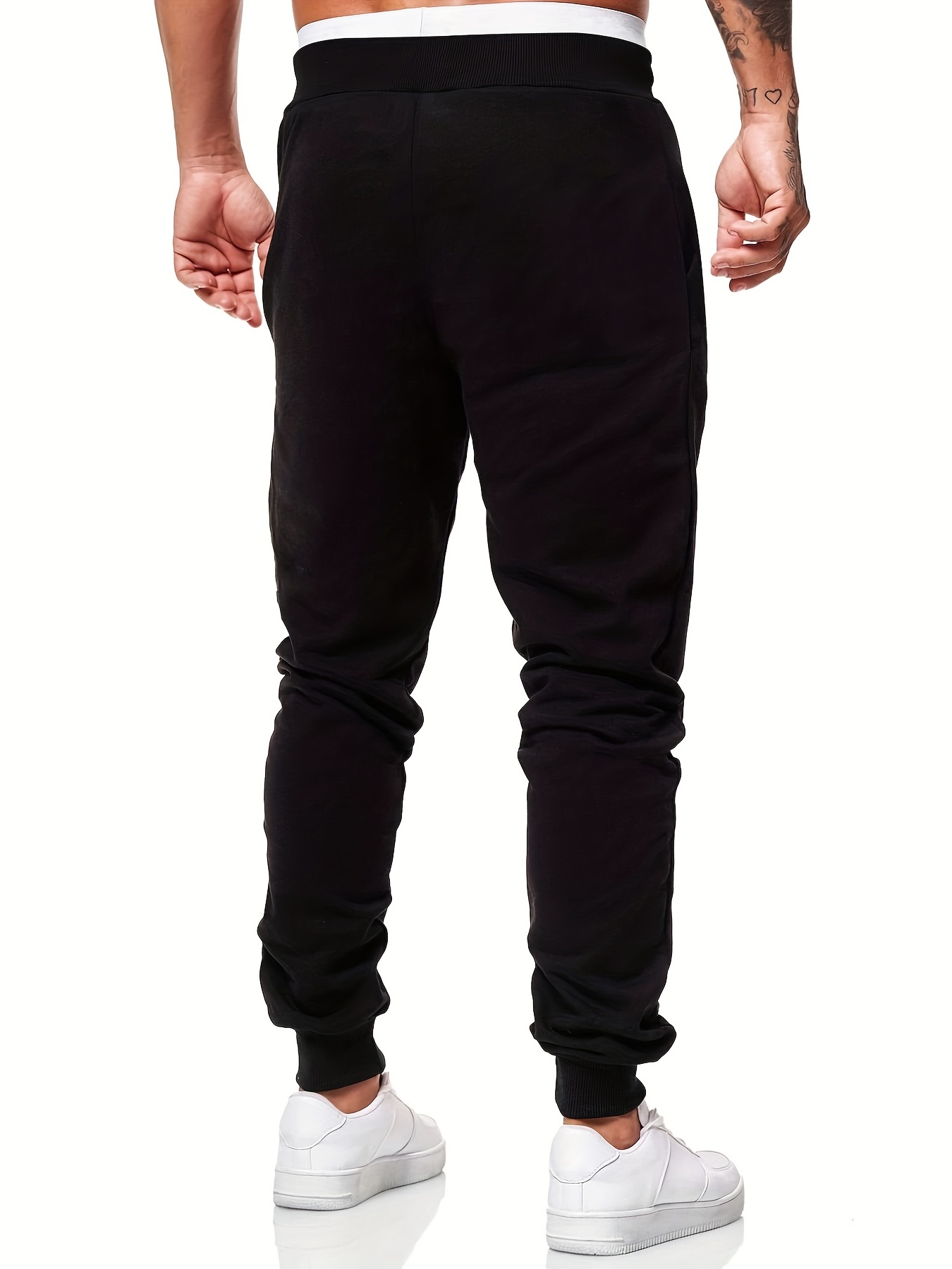 Men s Graffiti Scary Ghost Printed Sweatpants with Pockets