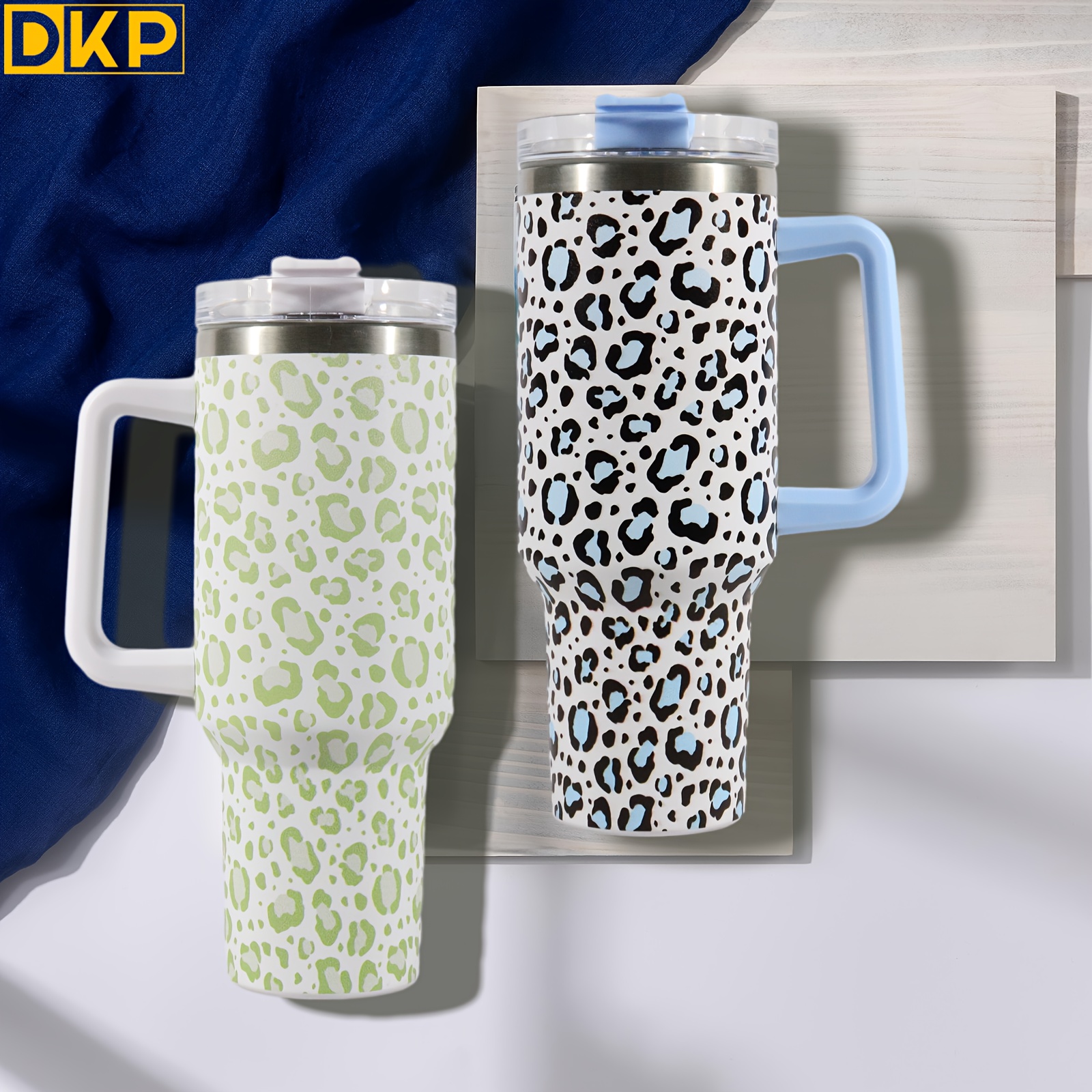 Dkp Large Capacity Water Bottle With Handle And Straw Lid - Temu