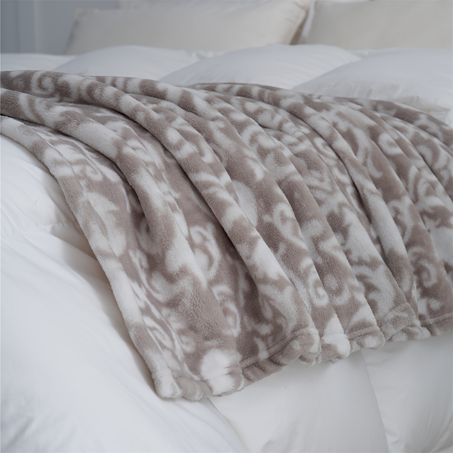 Soft Printed Flannel Bed Blanket Fuzzy Plush Throw Blanket - Temu