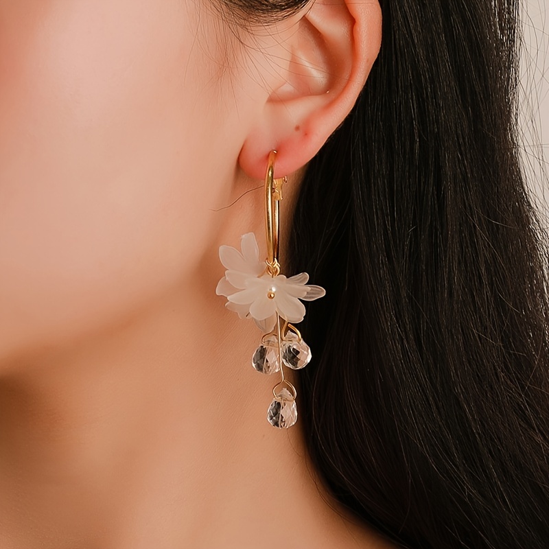 Boho Sun Moon Earrings Crystal Drop Earrings Women Fashion - Temu
