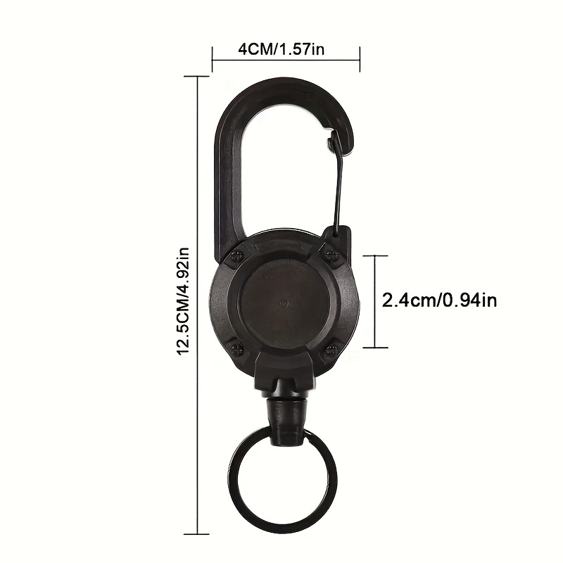 Heavy Duty Retractable Keychain Badge Holder: Outdoor Anti - Temu Canada