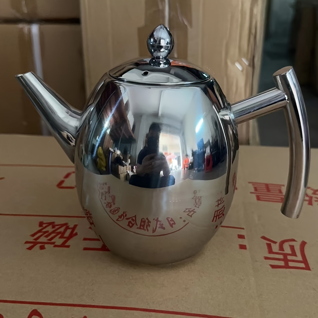 Stainless Steel Tea Pot 1.5L Filter Induction Cooker Water Kettle