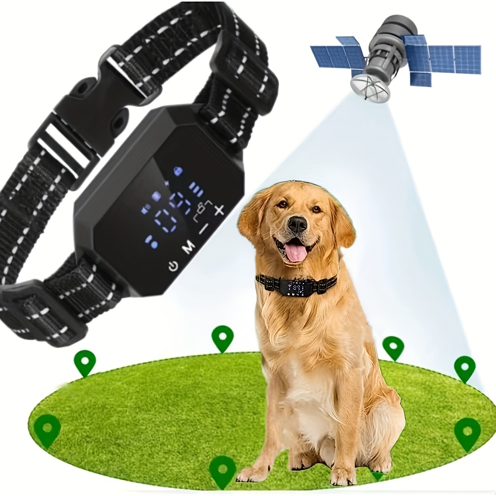 Collar de perro con localizador GPS para exteriores, estuche para