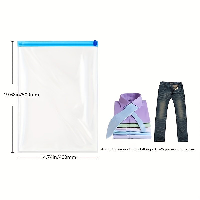Transparent Roll Up Compression Storage Bag Portable Clothes - Temu