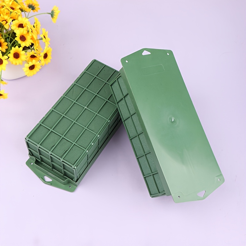 Tamwell Floral Foam Cage – 2 Pieces, Green, Rectangular, Tabletop or  Hanging Arrangement – Complete with Foam Bricks and Floral Tape – BigaMart