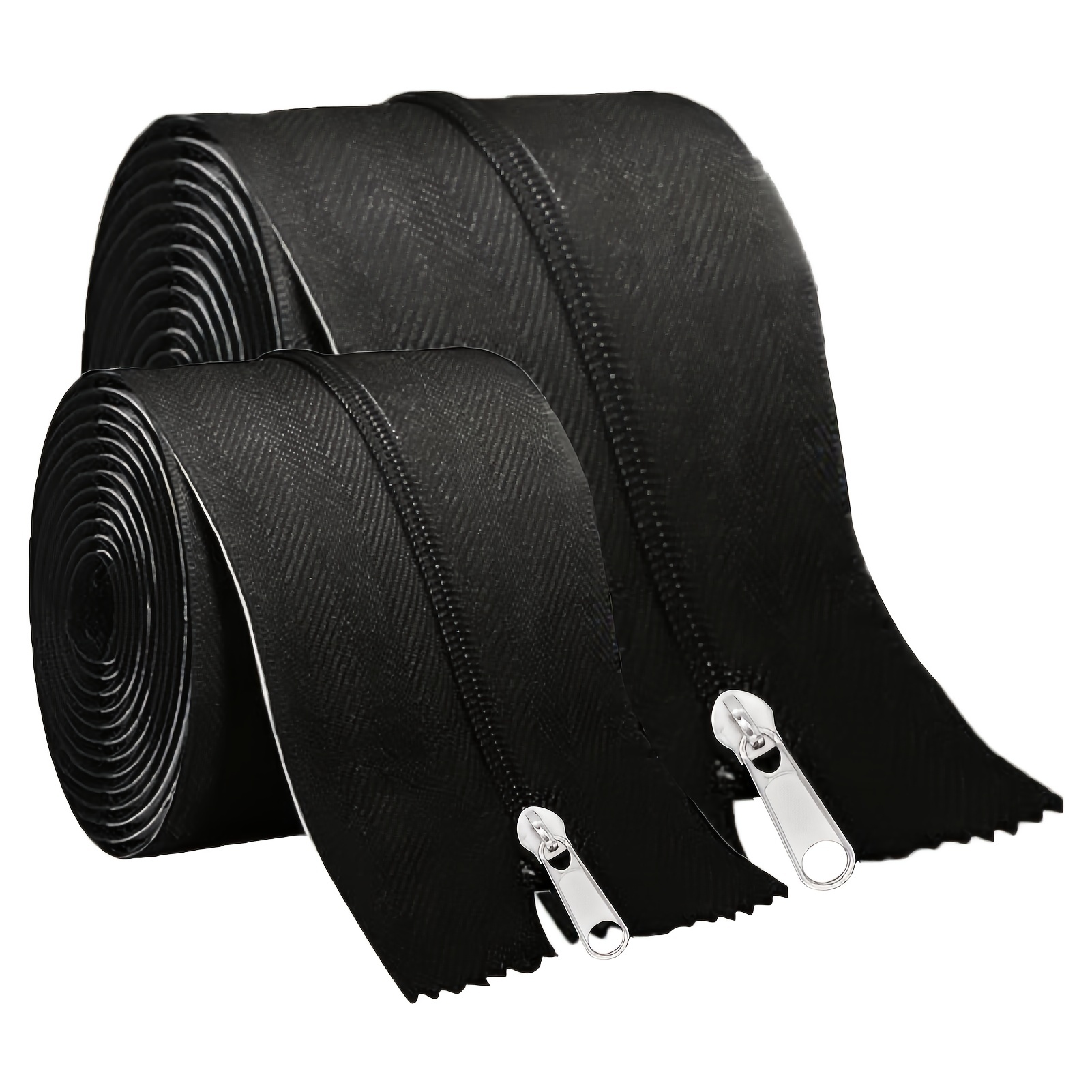 1pc Heavy Duty, Rust-resistant & Waterproof Black Zipper - Perfect for  Tarps & Convenient Adhesive Backing!