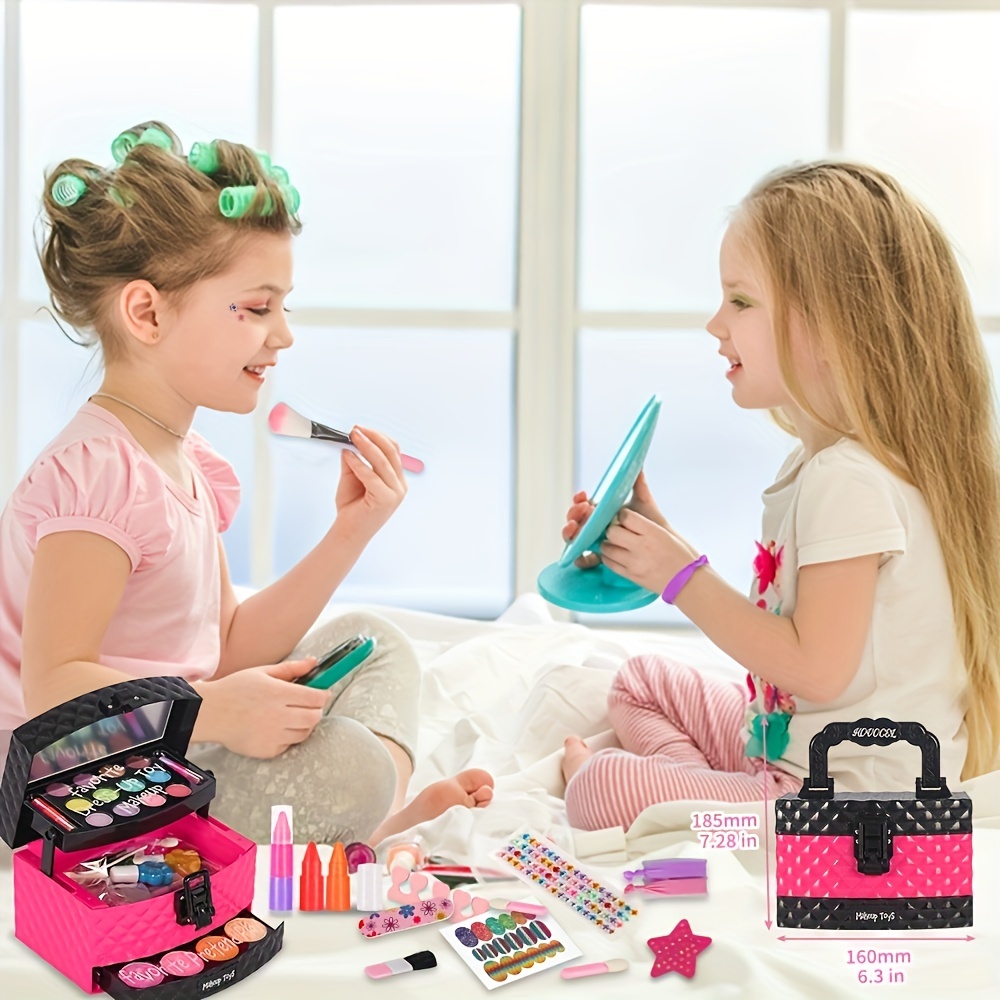 Toys for Girls,Kids Makeup Kit for Girl,Toddler Vanity Makeup Set