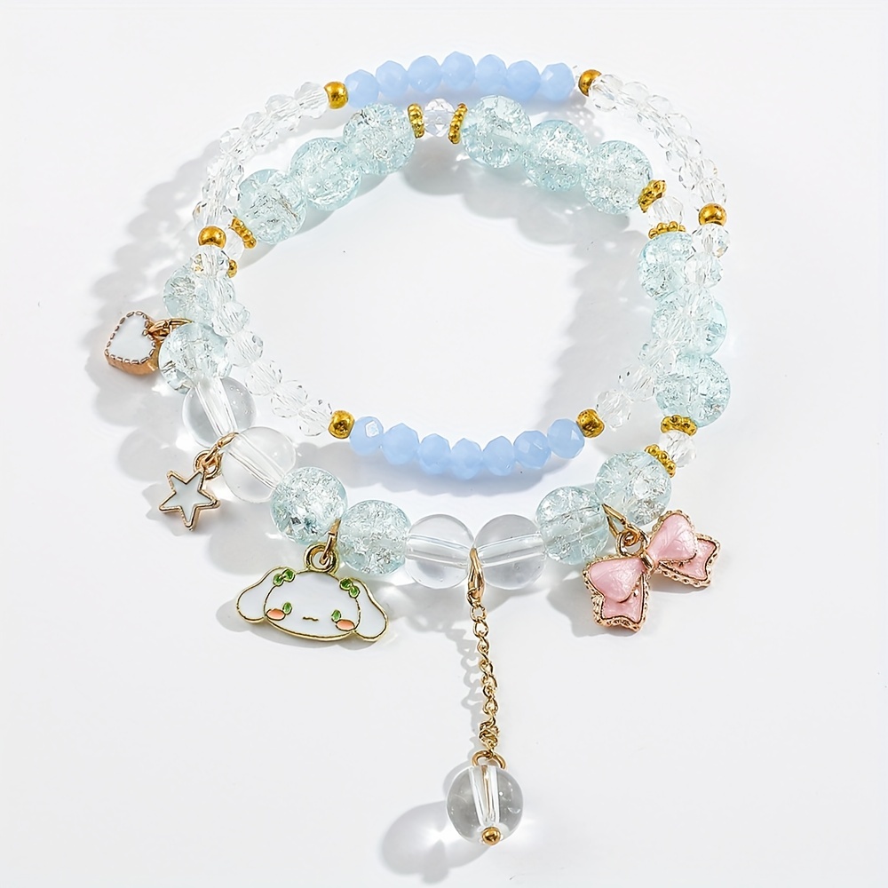 Sanrio Melody Kuromi Cinnamoroll Crystal Bracelet