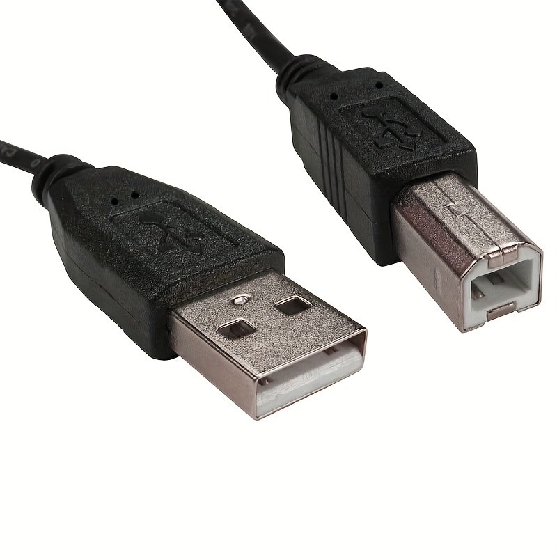 Câble USB mâle 2.0 A vers B, 3 pieds, 1m, haute vitesse, pour