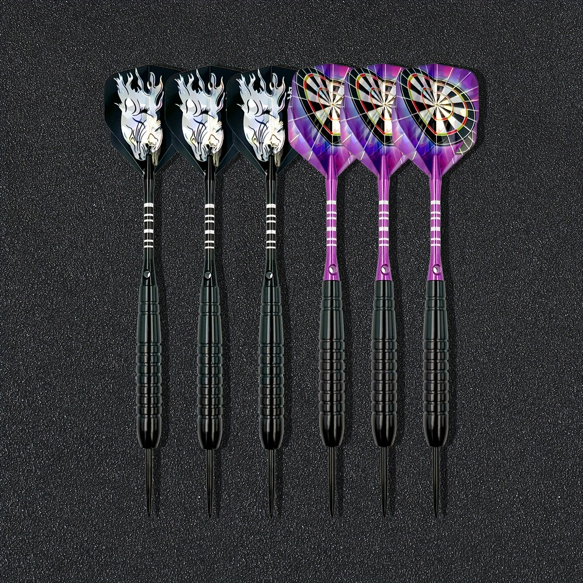 

3pcs/set 24g Premium Steel Tip Darts Set - Professional Darts, Metal Tip Darts Aluminum Shafts For Dart Lover Player