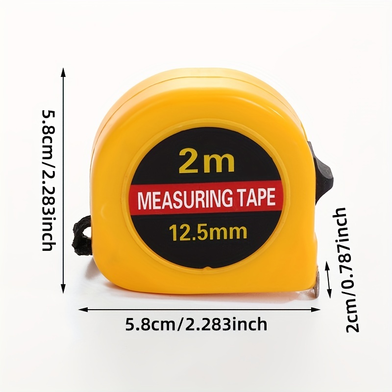 Ruban à mesurer Portable 2m 3m 5m, ruban à mesurer ménager en acier  inoxydable épais avec