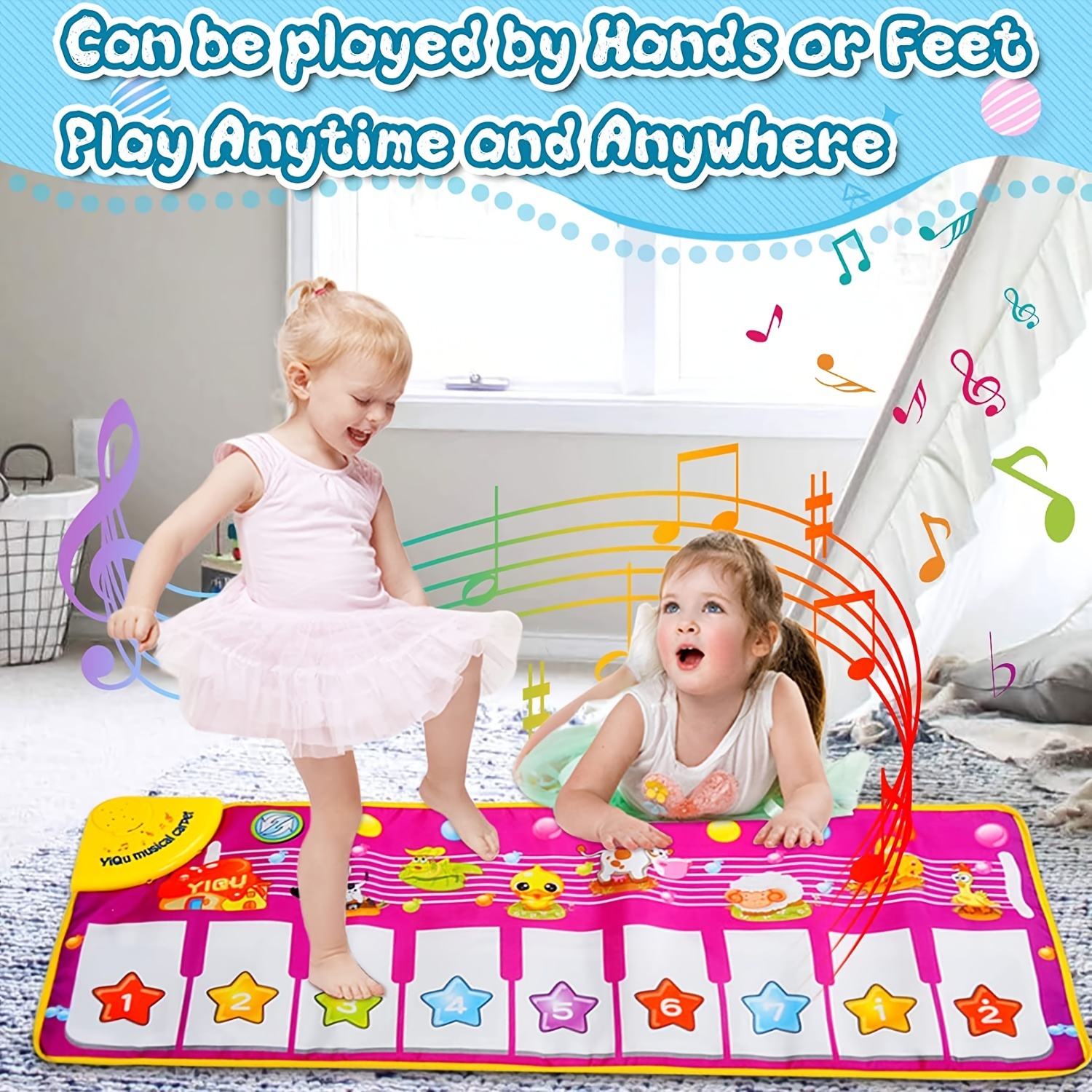 Alfombra de baile Juguetes Regalos Juguetes Música Baile Touch Play Mat