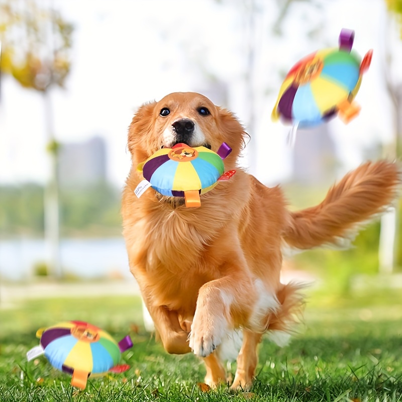 Juguetes interactivos para perros Bola de platillo volador para perro  Mascota Deformación mágica Ovni Perros de juguete Entrenamiento Disco  volador Niños S Pelotas deportivas Foa