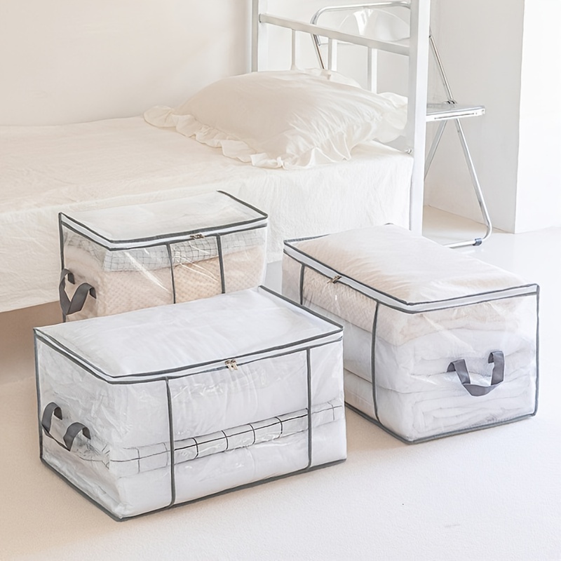 Transparent Pvc Quilt Storage Bag Clear Bedding Packaging - Temu