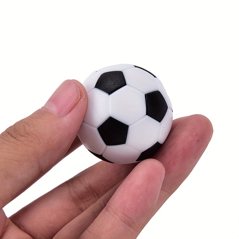 4pcs 32mm 1 26in Black White Foosball Table Soccer Balls Mini