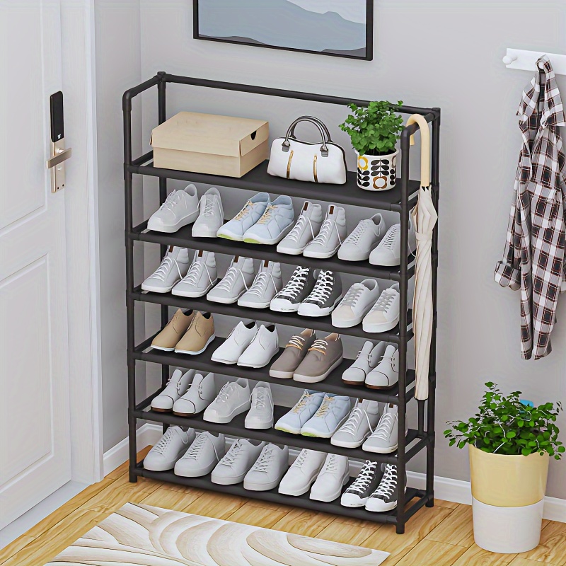 Stackable Shoe Racks Closet Shoe Storage, Independent Small Shoe Racks,  Aesthetic Room Decor, Home Decor, Kitchen Accessories, Bathroom Decor,  Bedroom Decor - Temu