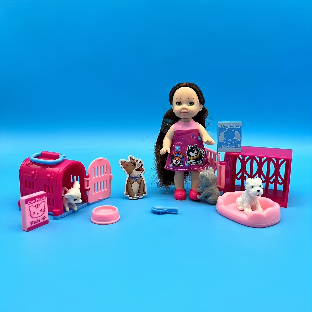 munecas para ninas Muñeca doll de niña juguetes regalos 5 pulg para 3,5,7,9  años
