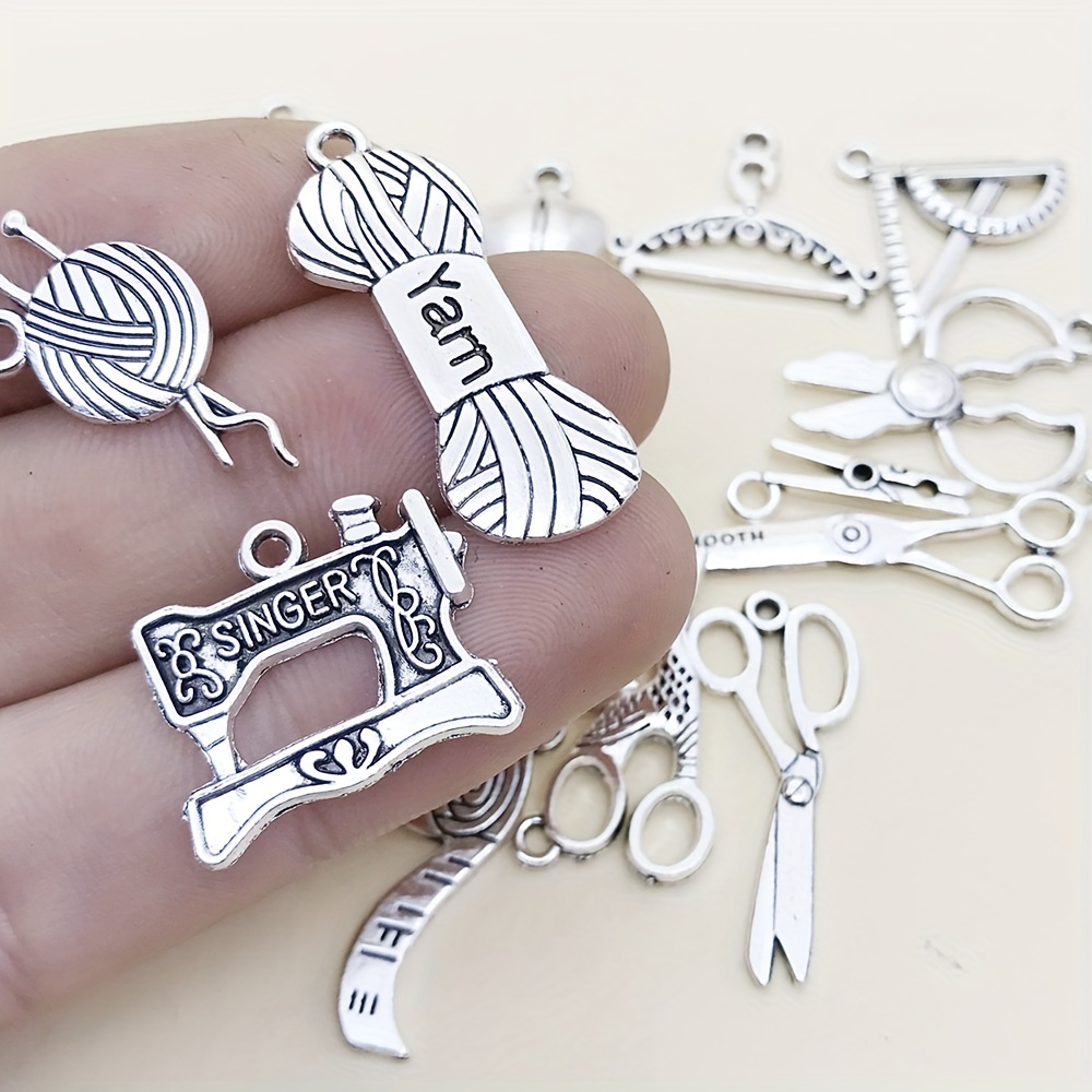 Randomly Mix 20pcs Antique Silver Music Notation Notes Charms Pendants for Jewelry, Jewels Making Findings Crafting Accessory for DIY Necklace