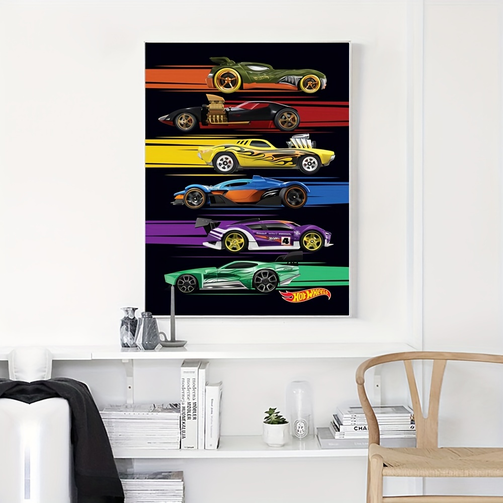 Canvas Wall Art Racing Car Print Poster Classic Supercar Temu