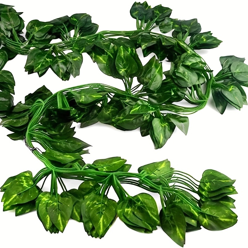 12 Pack 84Ft Artificial Ivy Garland Fake Plants, Fake Ivy Leaves Greenery  Garlands Hanging Plant Vine for Aesthetic Bedroom Garden Party Wedding Wall