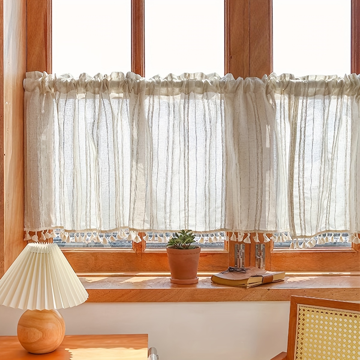 Tri-Color Tassel Trim | Embroidered Tassel Trim w/ Gimp | Curtain Tassel  Trim | Pillow Tassel Trim | Home Decoration Tassel Trim | Window Treatment