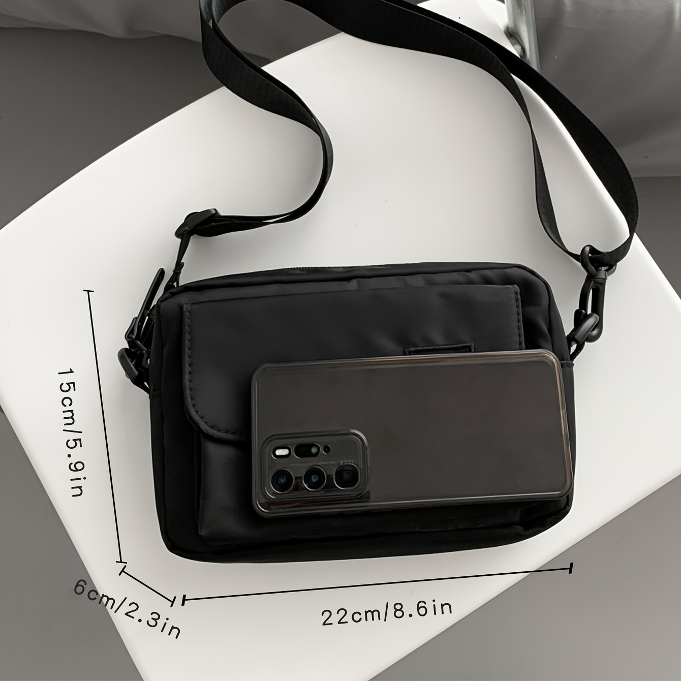 Small shoulder bag - Black - Men