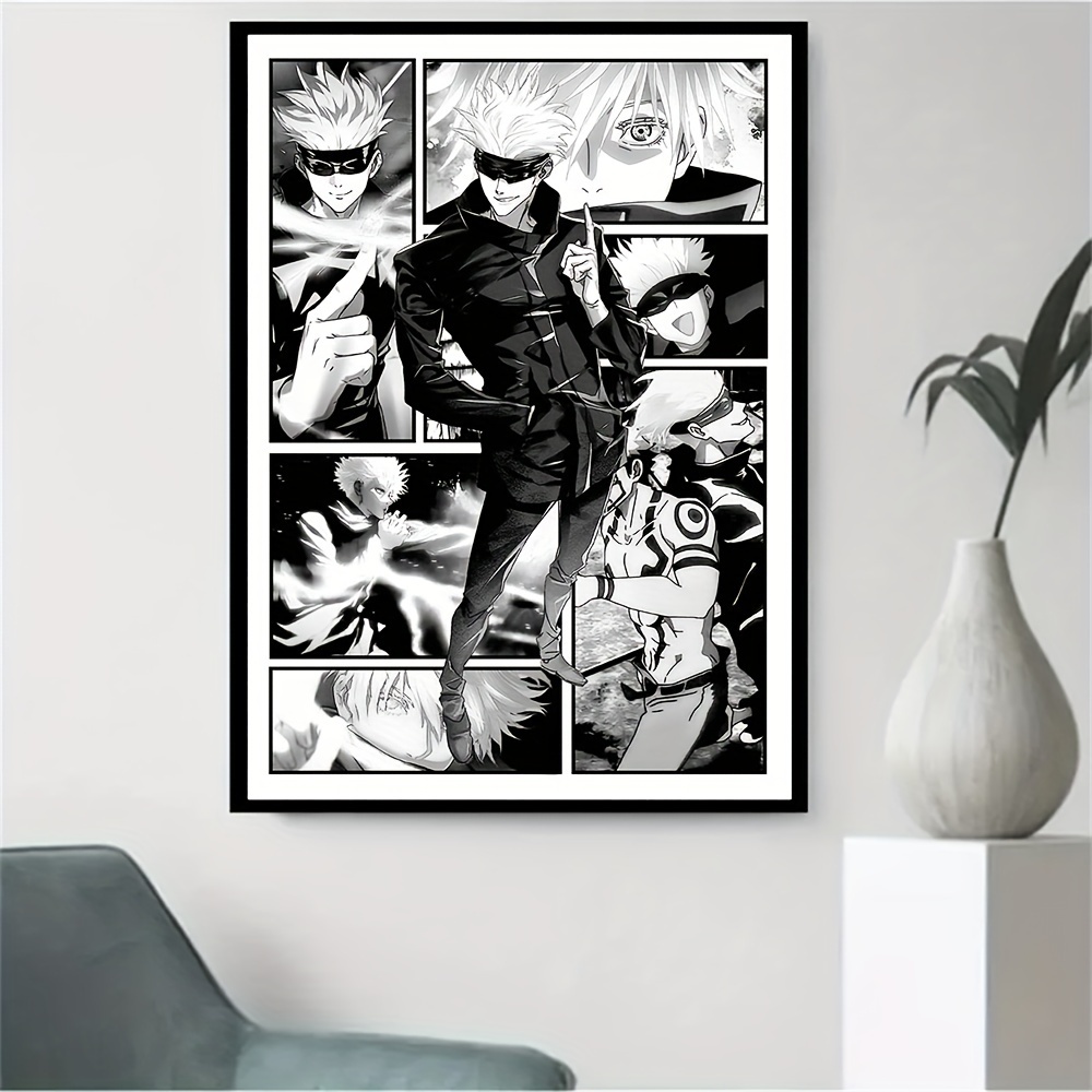 Canvas Poster Modern Art Black And White Canvas Painting - Temu