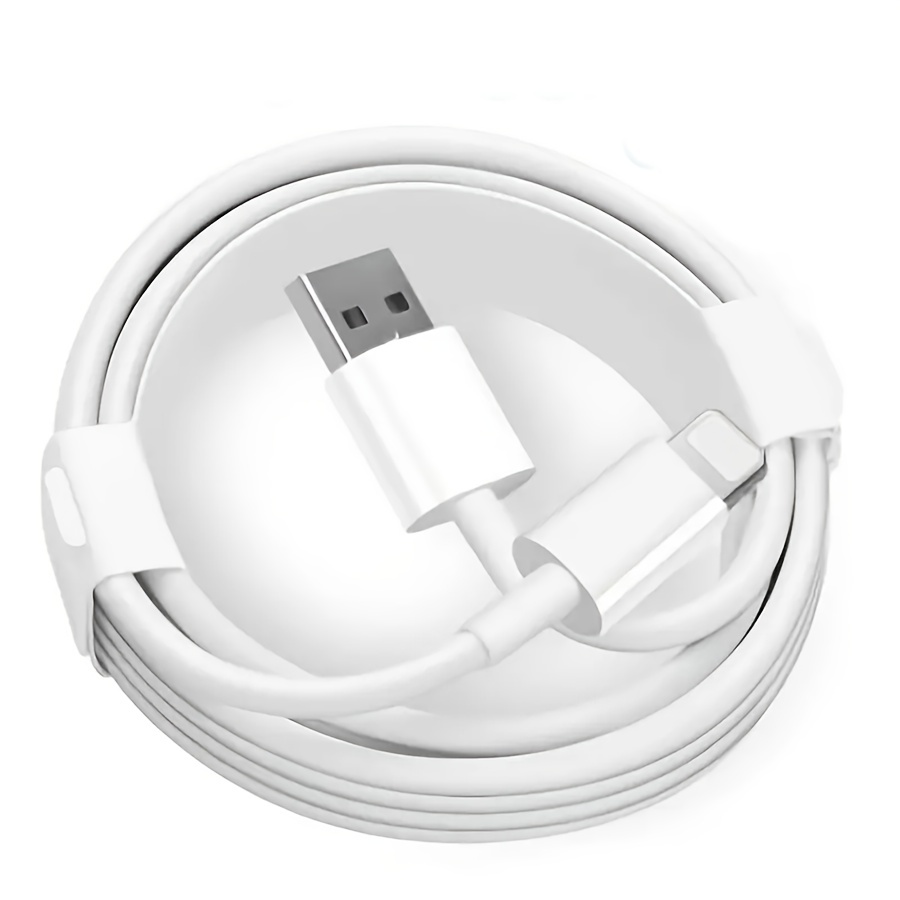 Chargeur iPhone, lot de 5 (6 pieds) [certifié Apple MFi] Chargeur Lightning  vers câble USB compatible iPhone 12/11 Pro/11/XS MAX/XR/8/7/6s/6/plus, iPad  Pro/Air/Mini, iPod Touch Original certifié blanc 