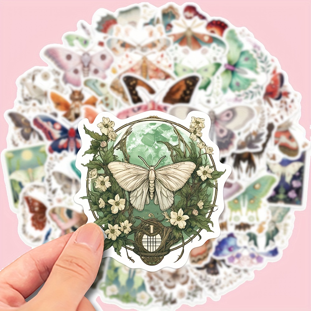 Moth Stickers - Three Pack