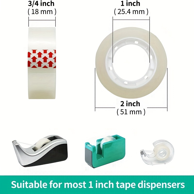 Transparent Tape, Transparent Tape Refills, Refillable Tape Dispenser  Refill Rolls, Transparent Tapes Refills and Refillable Dispensers,  Transparent