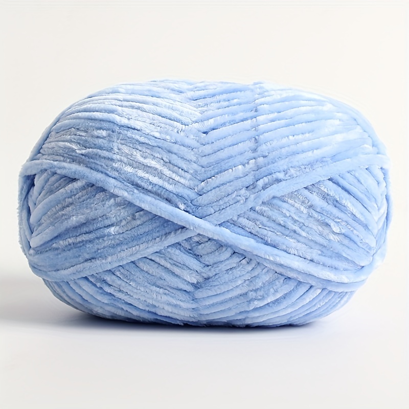 200g Multicolor Chenille Velvet Yarn Hand Knitting Yarn Sweater Scarf Hat  Shoes Yarn Knitting Materials Black White Gray