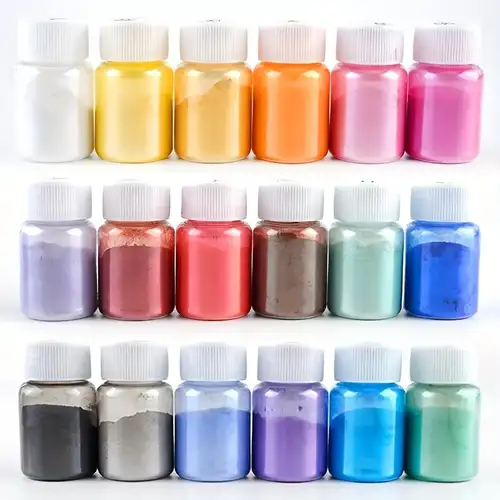 Coloranti per Resina Epossidica - 16 Colori Pigmento 10ml Ciascuno