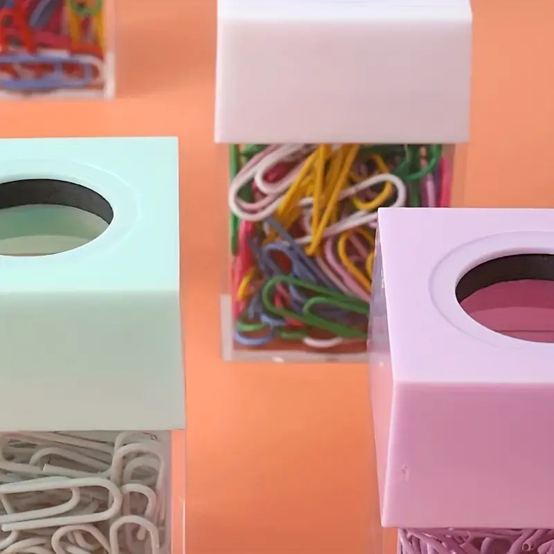 Magnetic Paper Clips Cute Office Supplies Desk Organizer - Temu