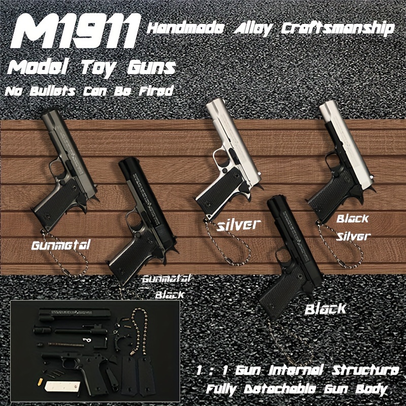 Nouveau ! Mini pistolet jouet pour enfants 1911 - Impression 3D