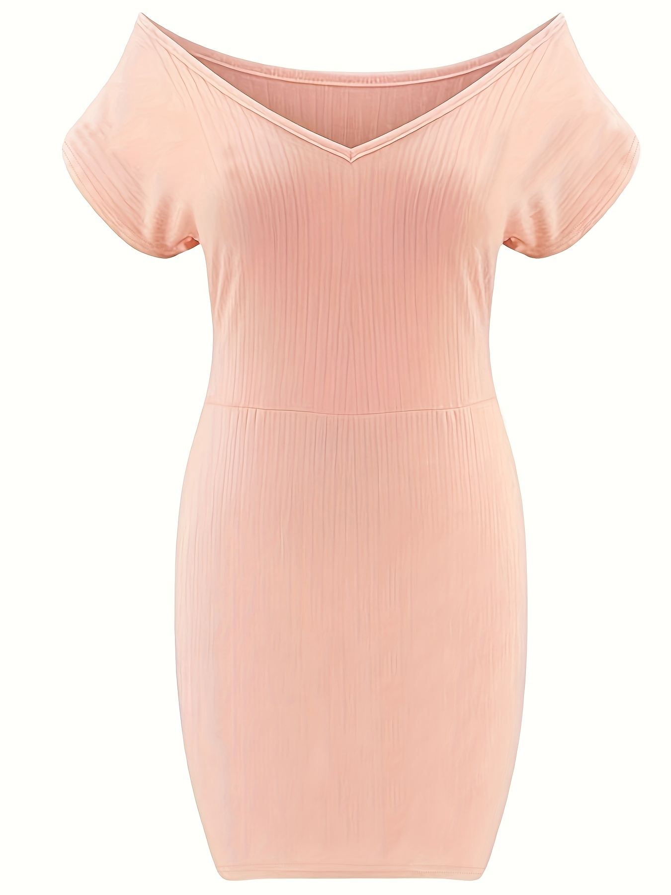 strapless open back dress BALMAIN WOMEN Ribbed Knit Mini Dress Brown – MAISONDEFASHION.COM main image 0