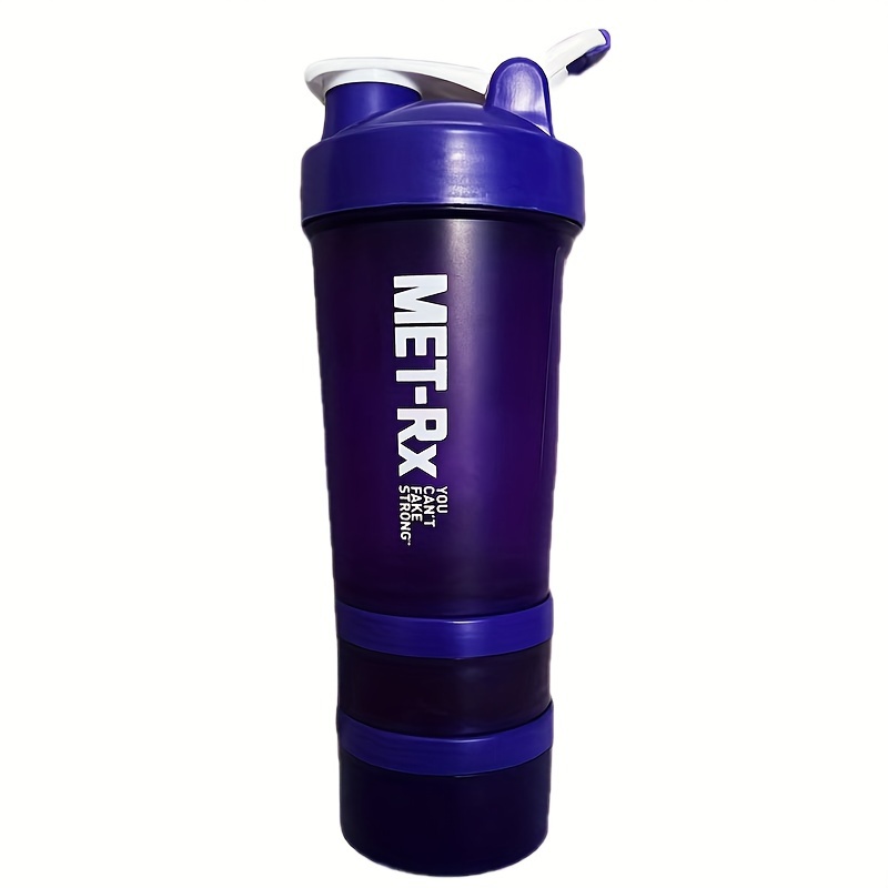 Protein Shaker Bottle, Mixer Cup With Powder Storage, Portable Workout  Water Cup For Running Cycling Fitness - Temu