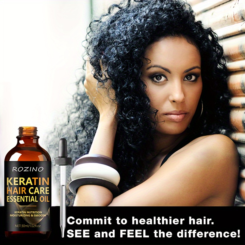 Keratin Hair Care Essential Oil Rich In Vitamin E Deeply Temu Saudi