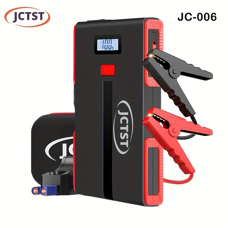 800A Car Jump Starter, 12V Portable High-power Car Starting Power Supply  Booster Charger Power Bank Car Emergency Power Supply For 101.44oz Gasoline  C